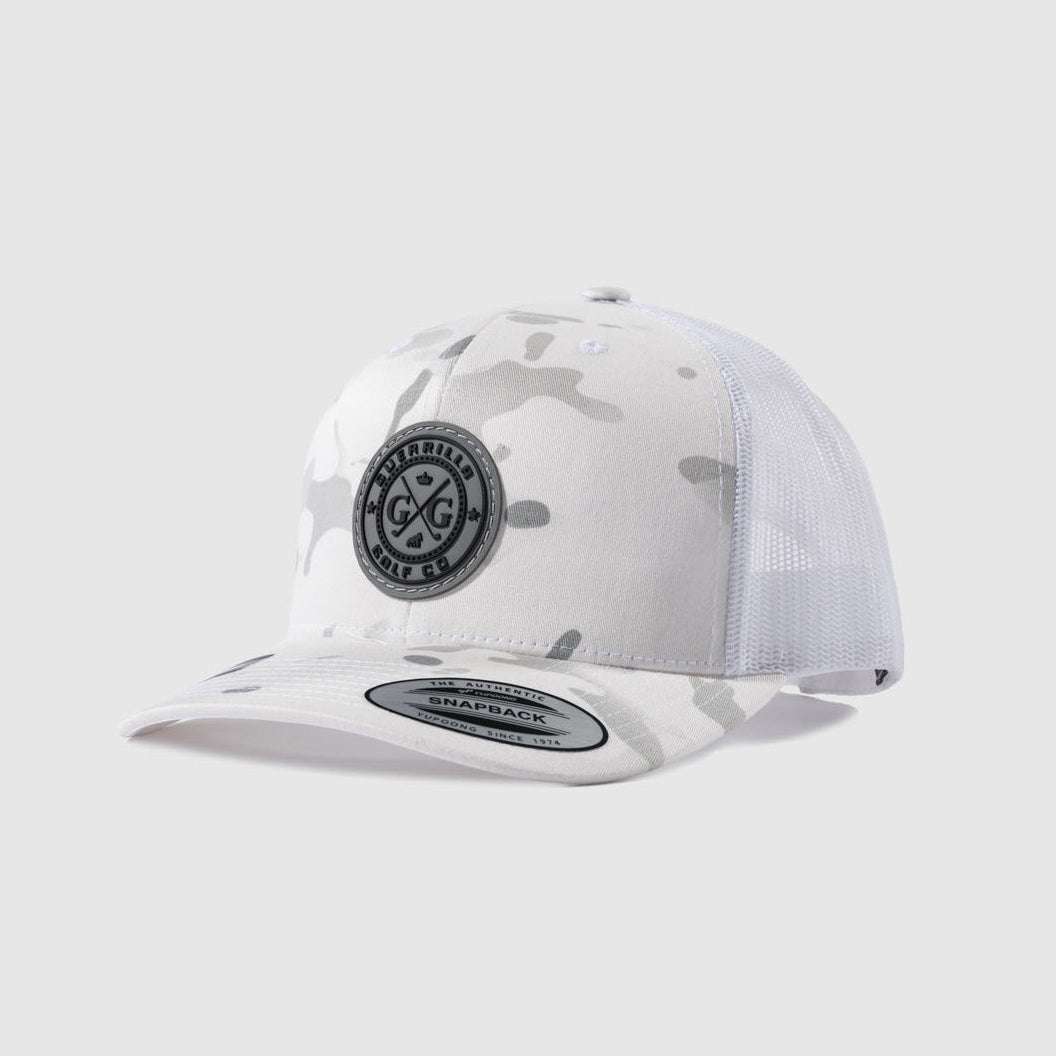 White Multicam Snapback
